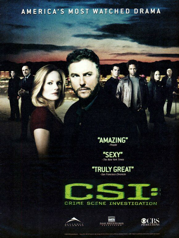 C.S.I. Место преступления постер